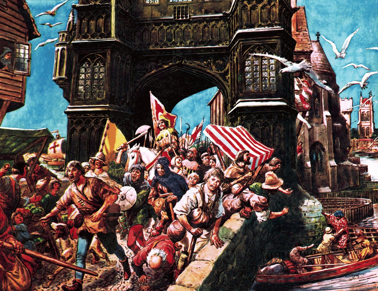 La revuelta campesina de 1380 de C.L. Doughty