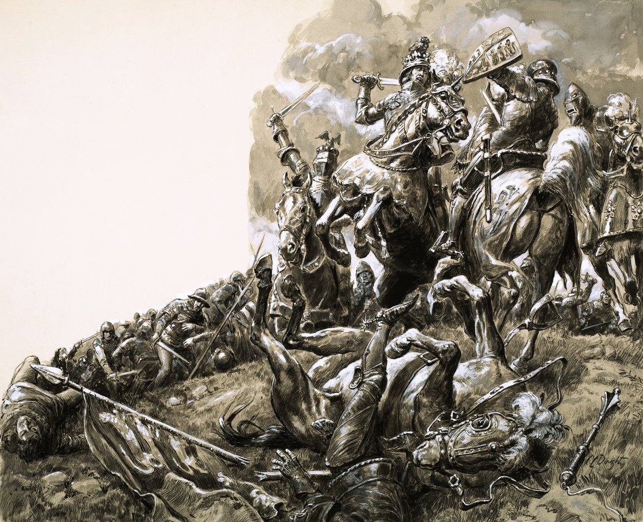 Batalla no identificada (Edad Media) de C.L. Doughty