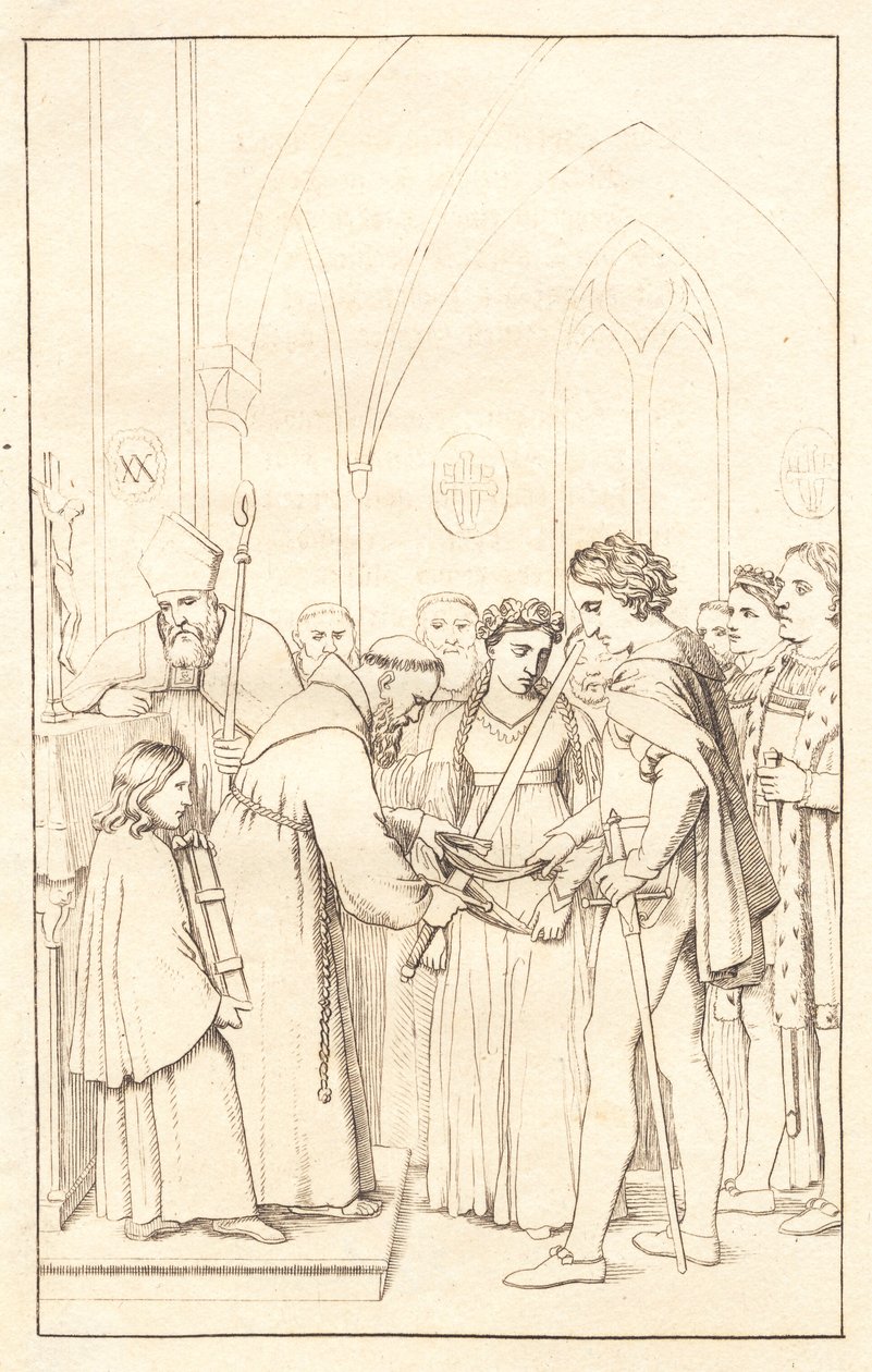 Axel y Valborg. Acto 3 de Christoffer Wilhelm Eckersberg