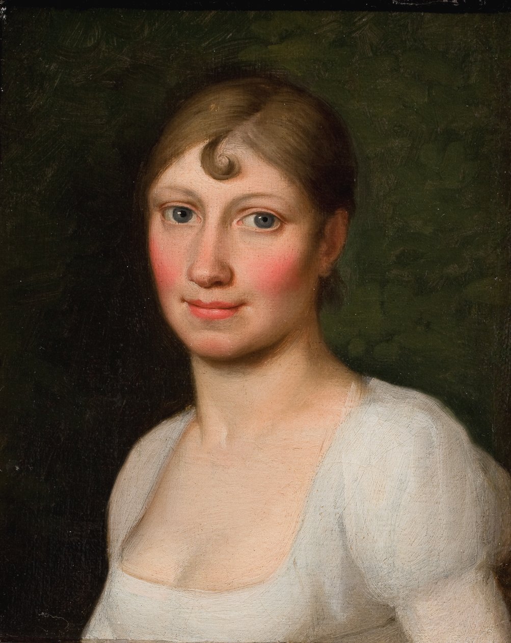 Christine Rebekka Eckersberg, nacida Hyssing, primera esposa del artista de Christoffer Wilhelm Eckersberg