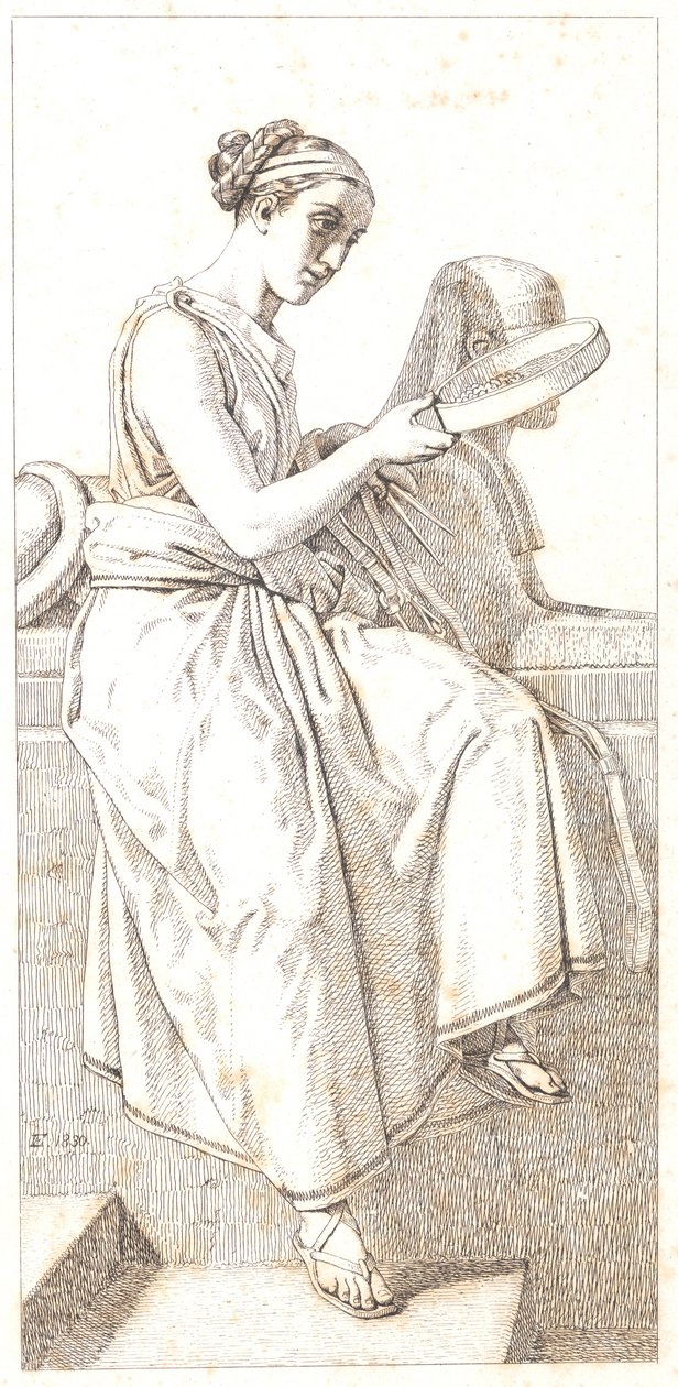 Fornuften. Figura alegórica de Christoffer Wilhelm Eckersberg