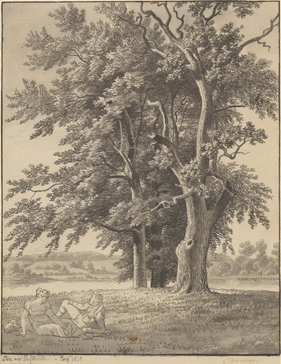 La isla cerca de Valsølille de Christoffer Wilhelm Eckersberg