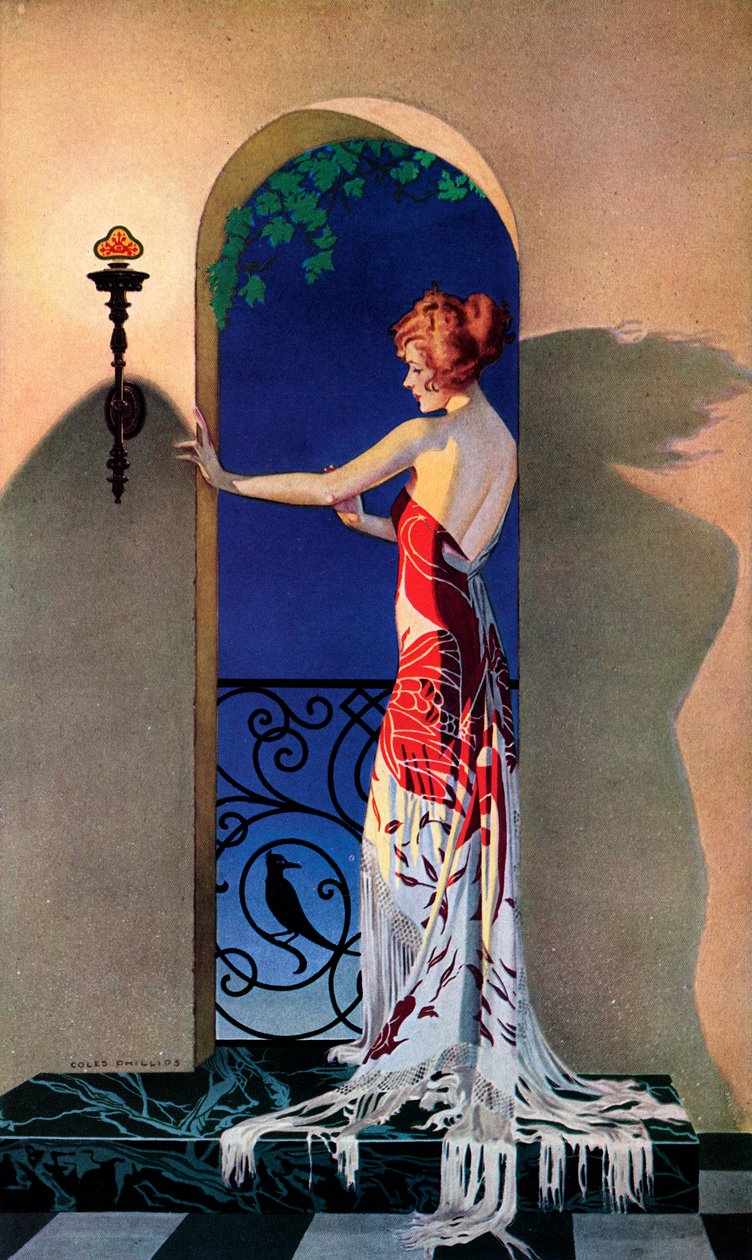 Mujer de Moda de los Años 1920 en España, c.1925 de C. Coles Phillips