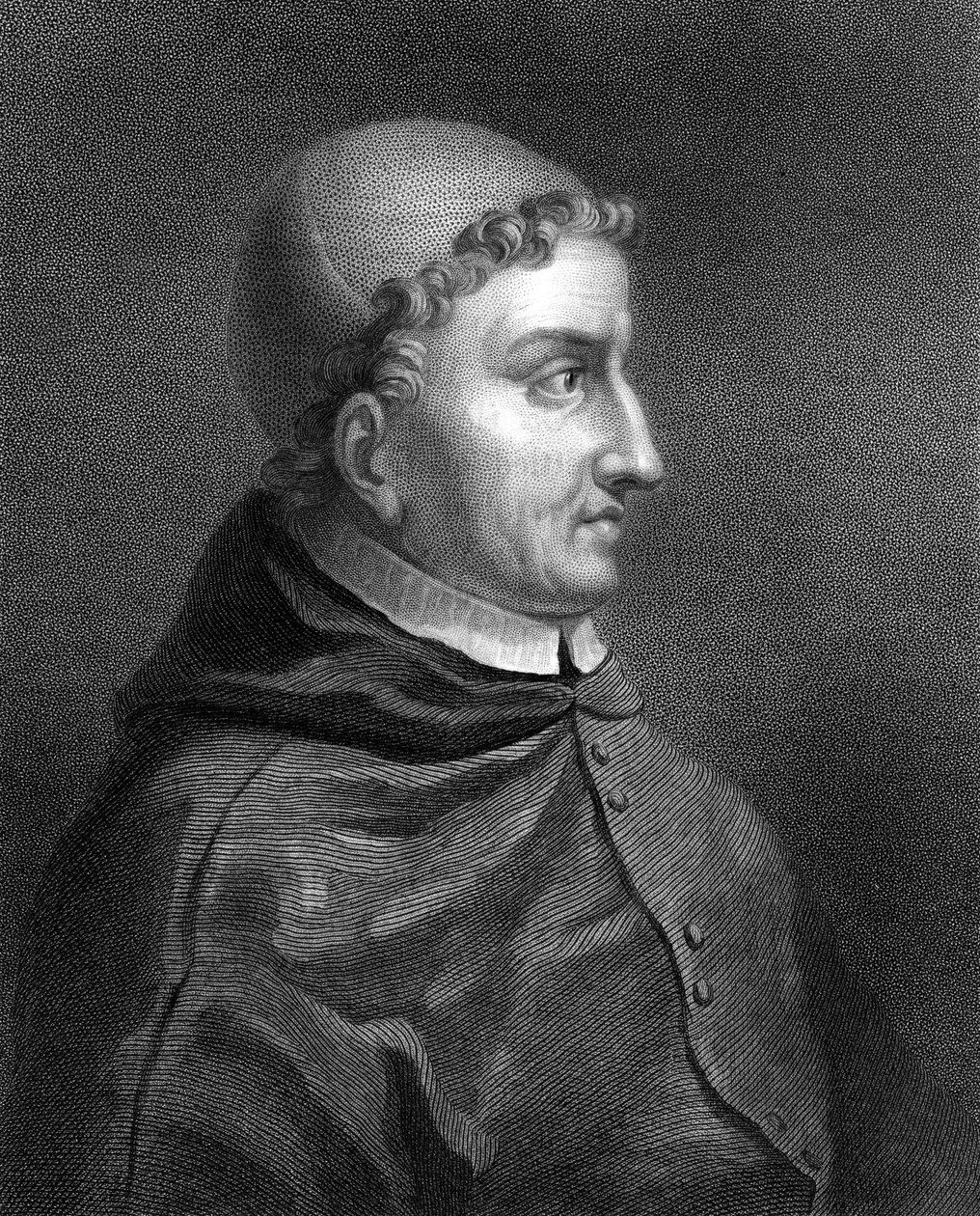 Cardenal Cisneros, cardenal español, inquisidor y estadista, 1836 de C. E. Wagstaff