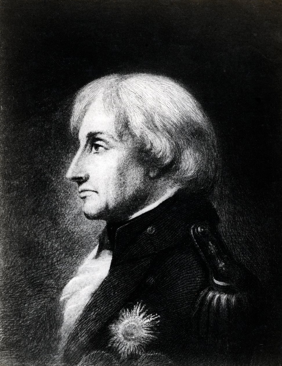 Lord Nelson en Merton House a principios de septiembre de 1805, siglo XIX de C John M Whichelo