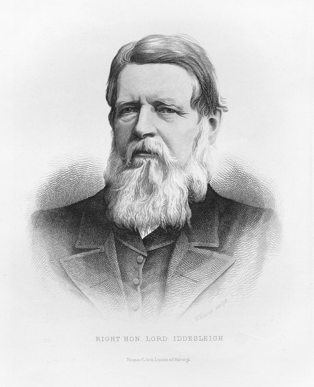 Retrato del Honorable Lord Iddesleigh de C. Laurie