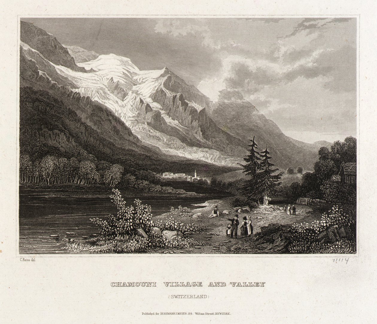 Aldea y Valle de Chamounix de C. Reiss