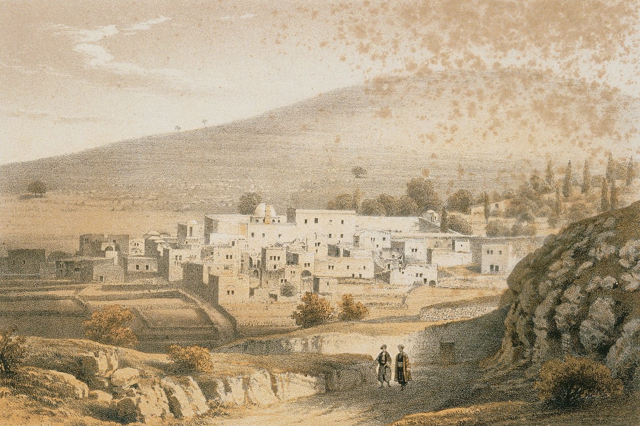 San Juan. Grabado de Schacher - Steinkopk J.F. Editore de C. Schacher