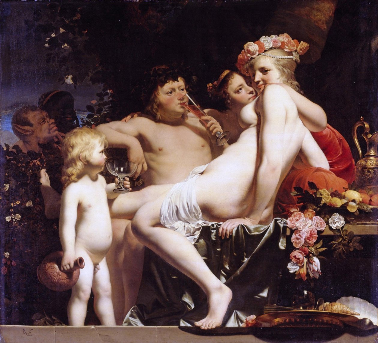 Alemán: Baco y Ariadna en Naxos Baco y Ariadna de Caesar van Everdingen