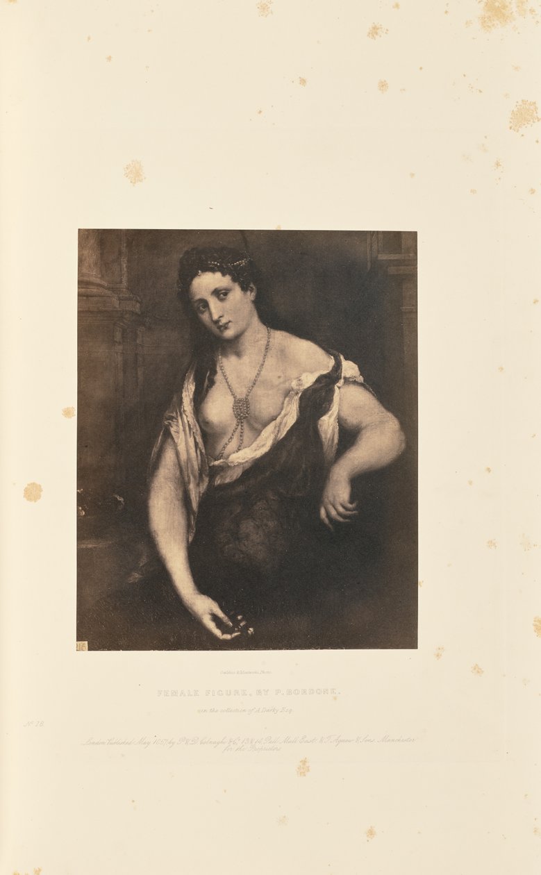 Figura femenina, por P. Bordone de Caldesi and Montecchi