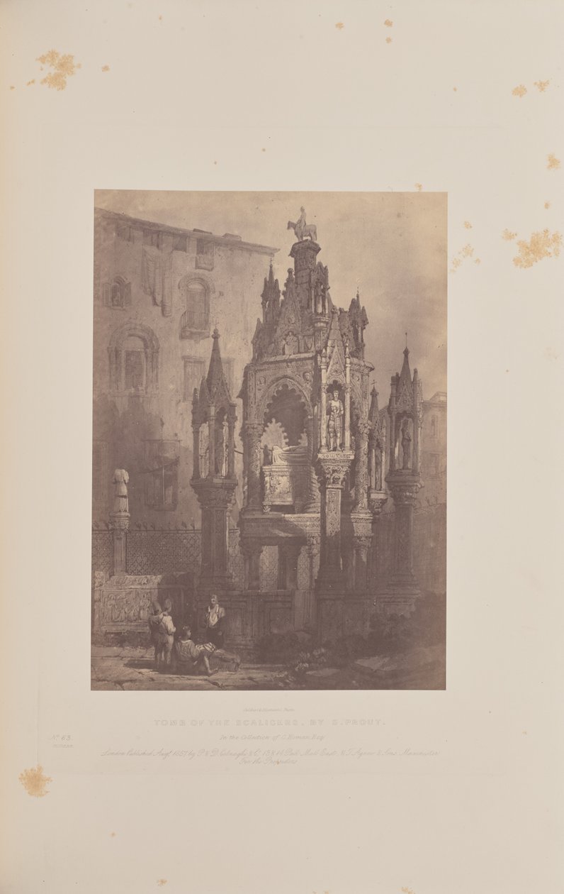 Tumba de los escaligadores, por S. Prout de Caldesi and Montecchi