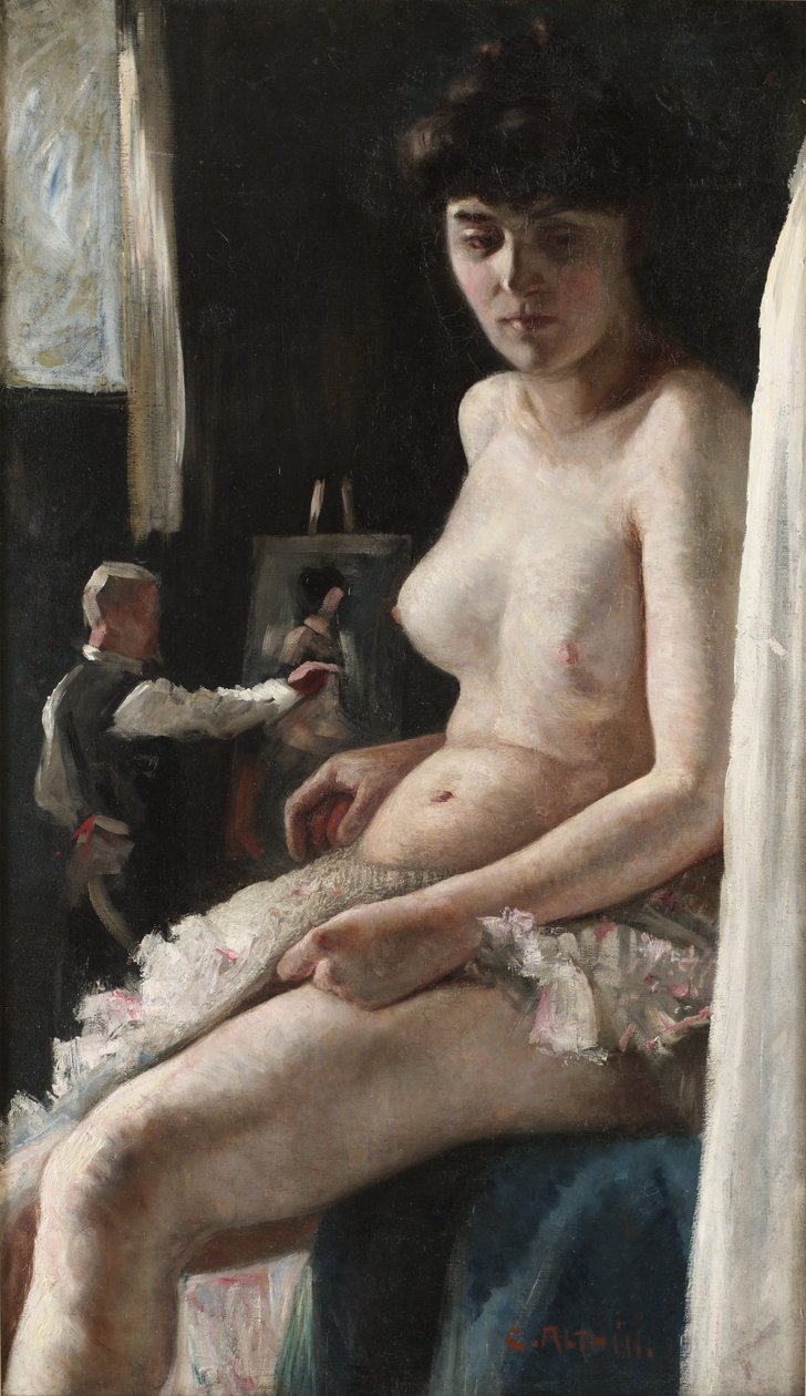 El modelo del artista de Caleb Althin