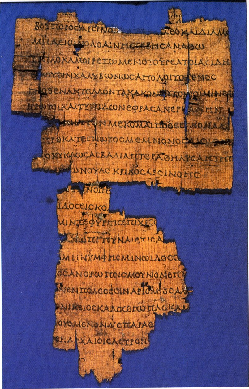 Calímaco, Coma Berenices, papiro de Callimachus