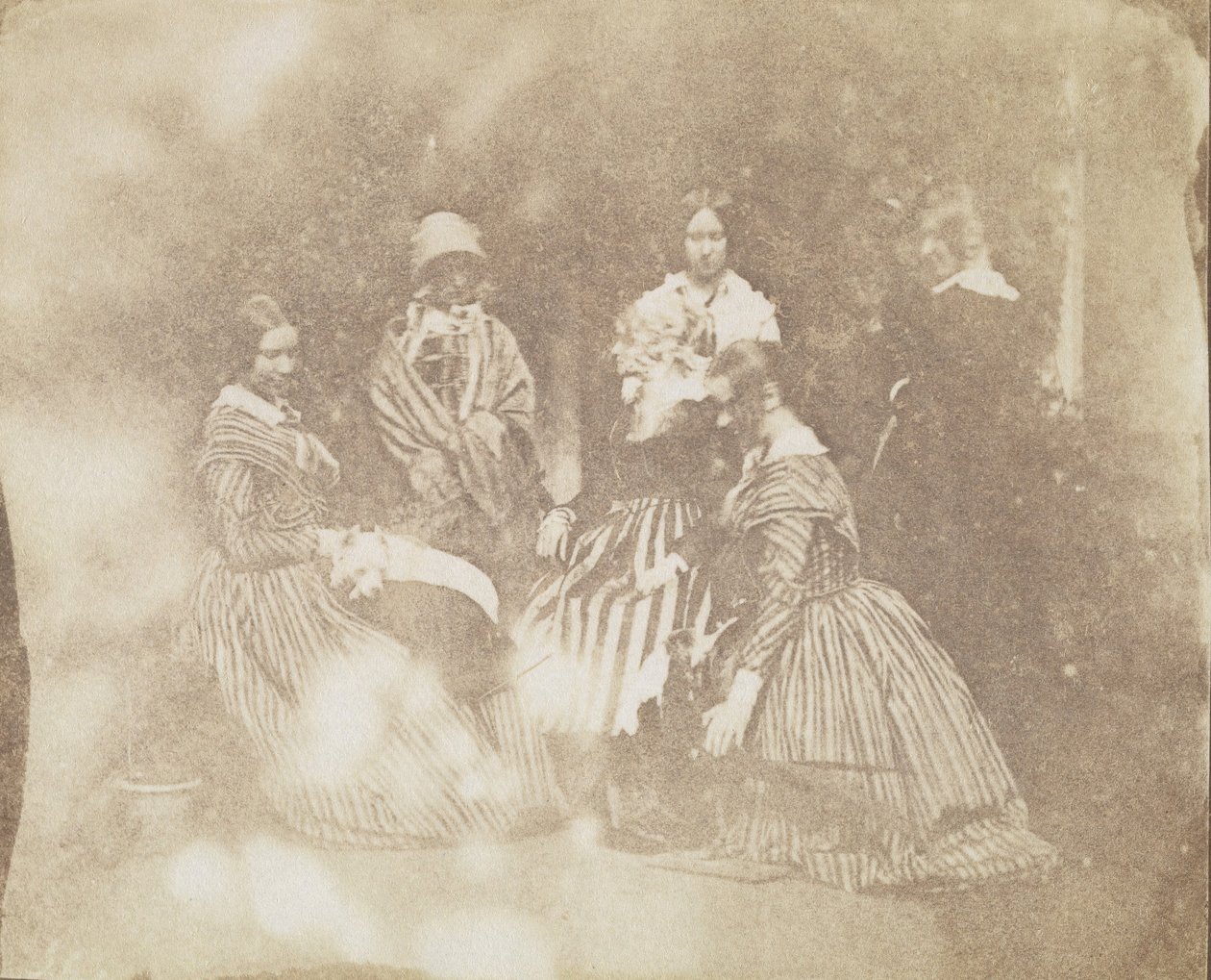 34. Grupos artísticos en varias poses, ca. 1845 de Calvert Jones