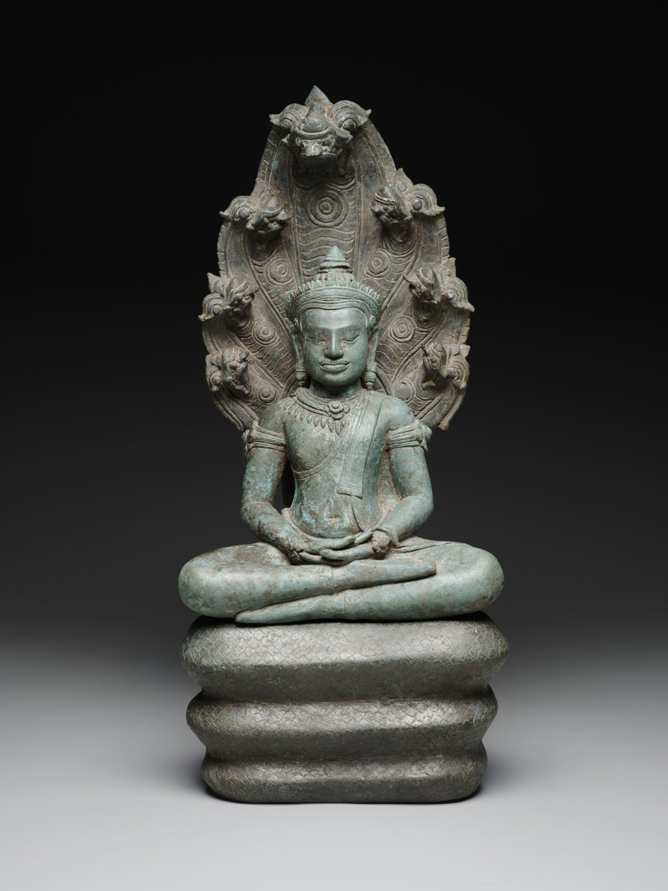 Buda Muchalinda, finales del siglo XII-principios del siglo XIII de Cambodian Cambodian