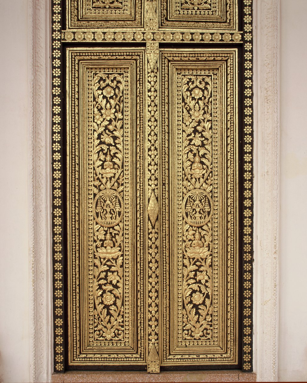Puerta decorativa de Cambodian School