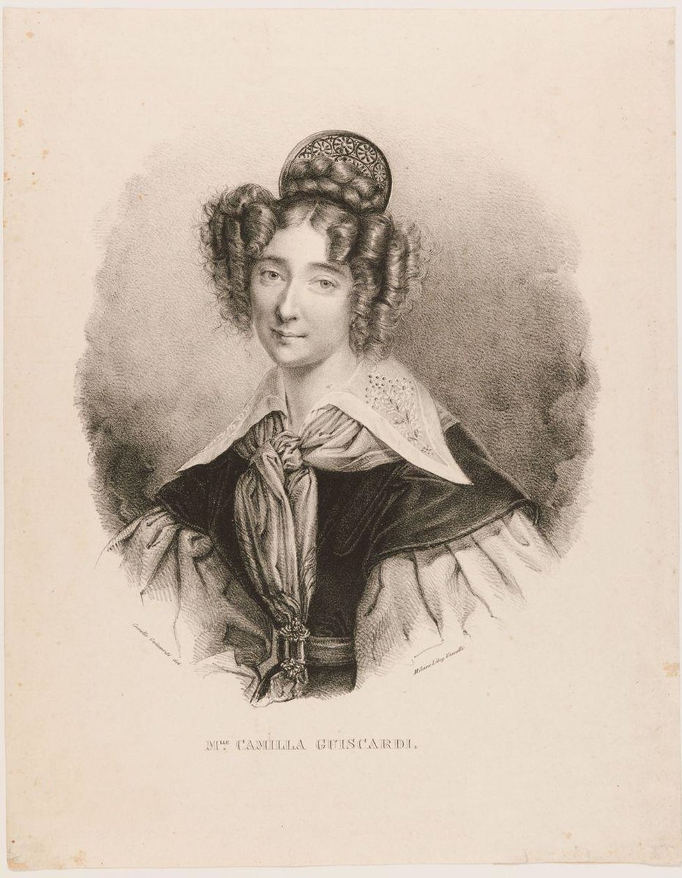 Autorretrato de juventud de Camilla Guiscardi de Camilla Guiscardi