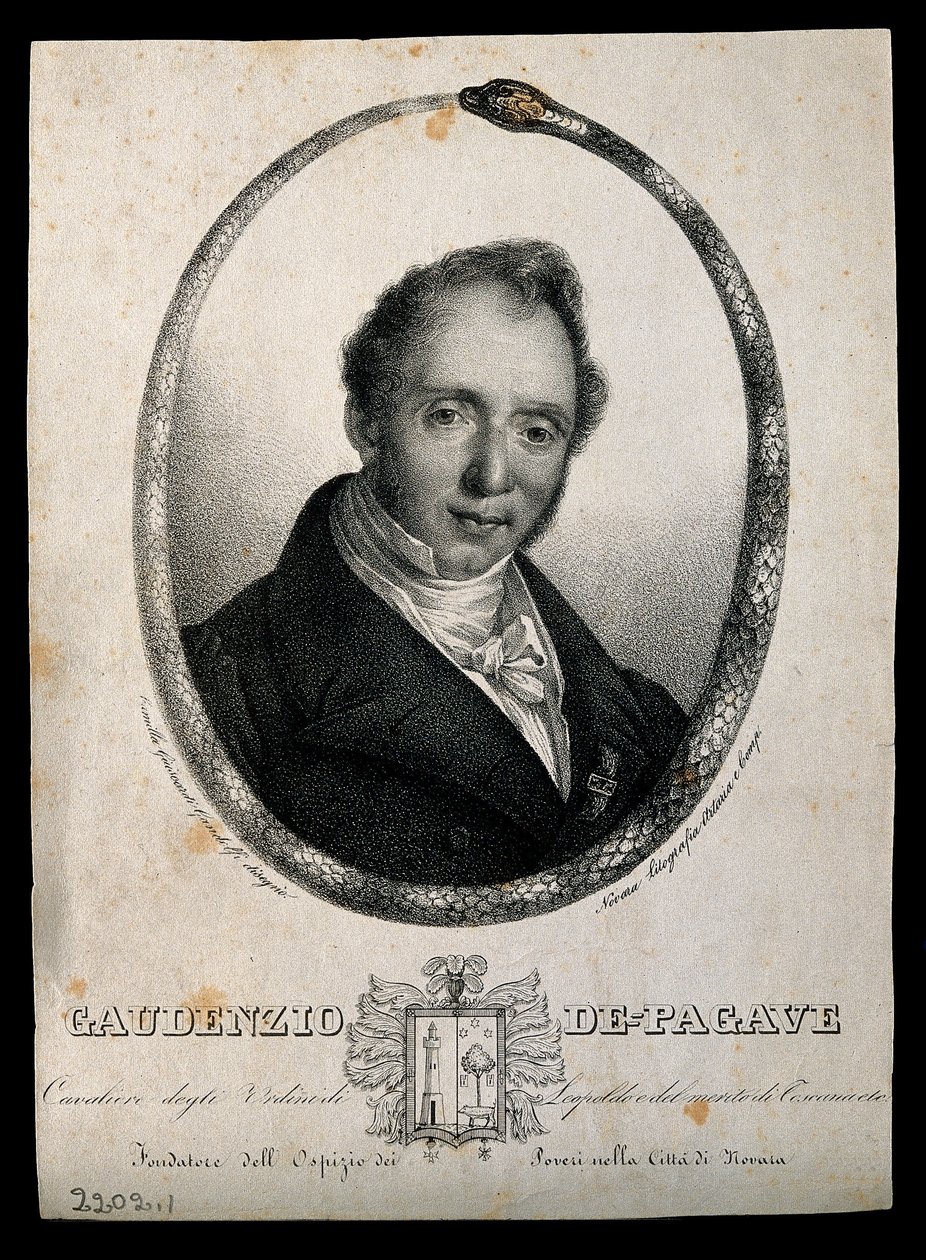 Gaudenzio de Pagave. Litografía de C. Gandolfi. de Camilla Guiscardi