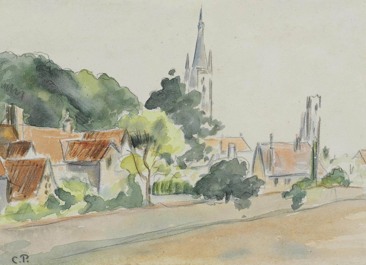 Iglesia de Todos los Santos, Beulah Hill de Camille Jacob Pissarro