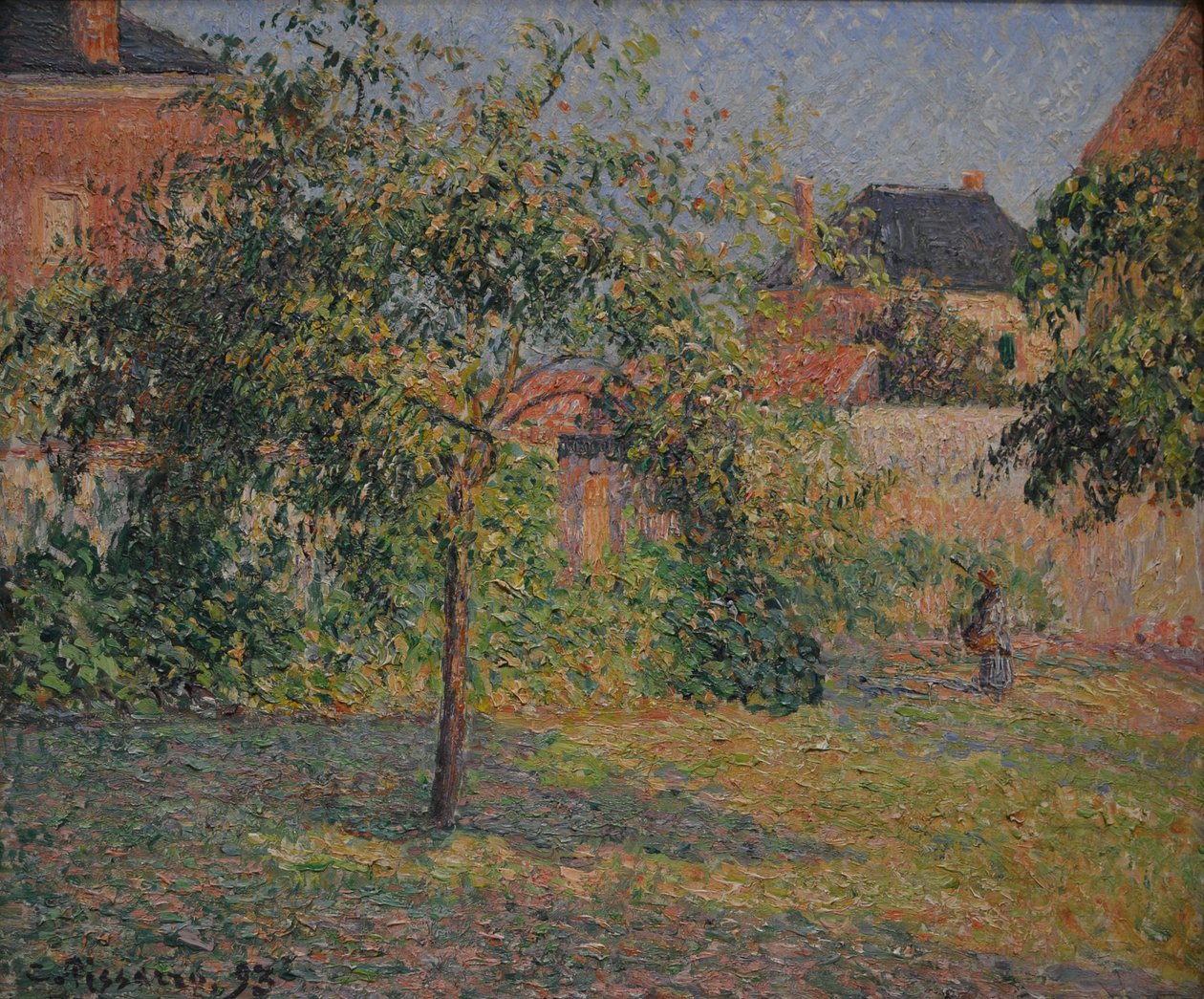 Manzano en el prado de Camille Jacob Pissarro