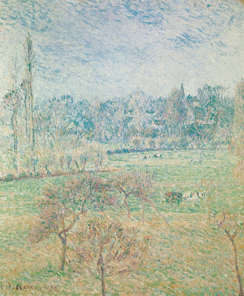 Mañana de otoño, 1892 de Camille Jacob Pissarro