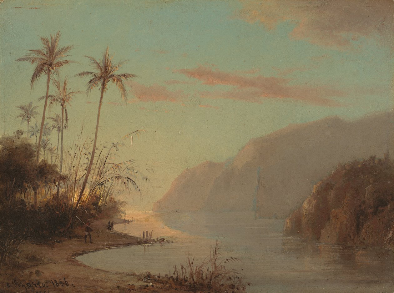 Pequeña Bahía en St. Thomas de Camille Jacob Pissarro