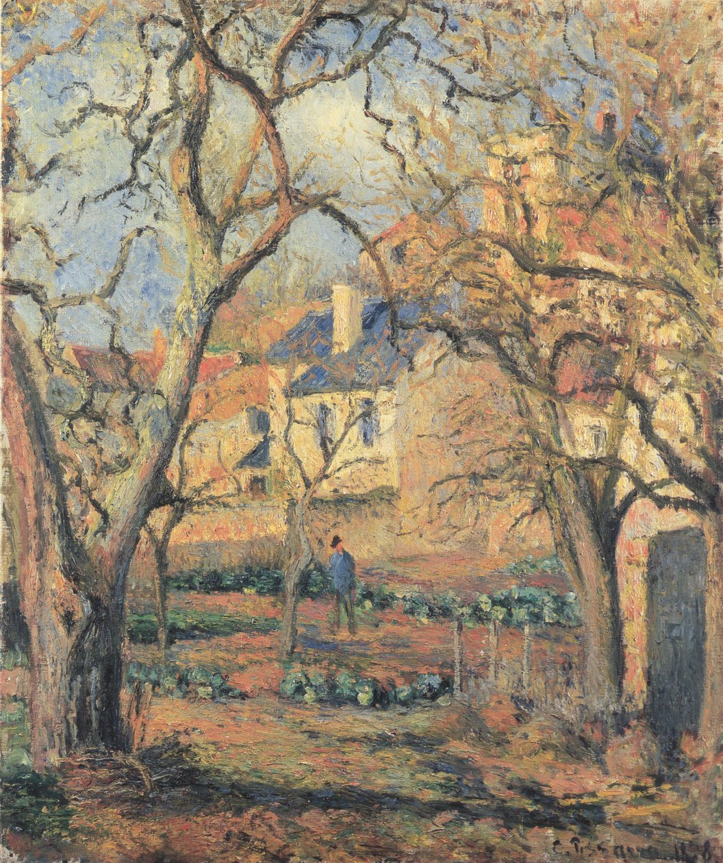 El jardín de la huerta en L