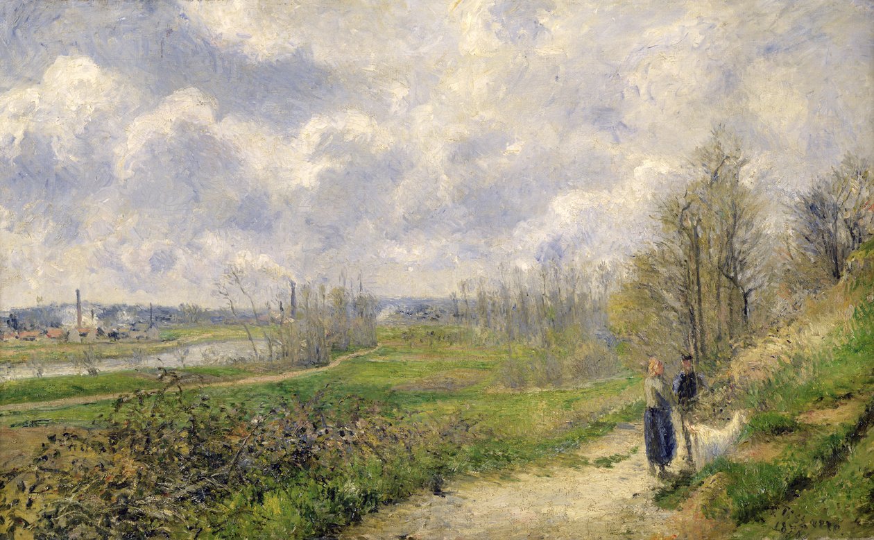 La Sente du Chou, cerca de Pontoise, 1878 de Camille Jacob Pissarro