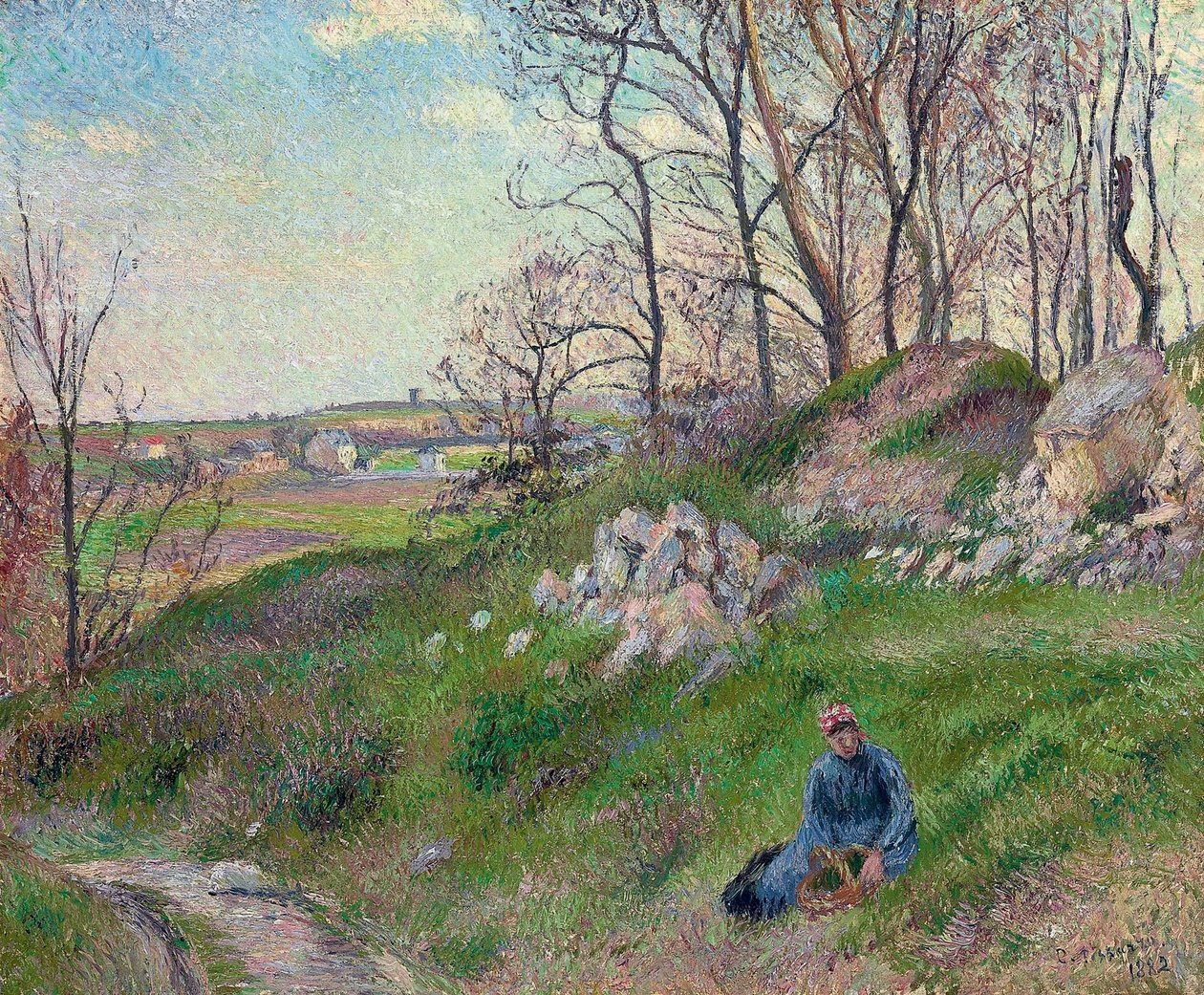 Las canteras del Repollo, Pontoise de Camille Jacob Pissarro