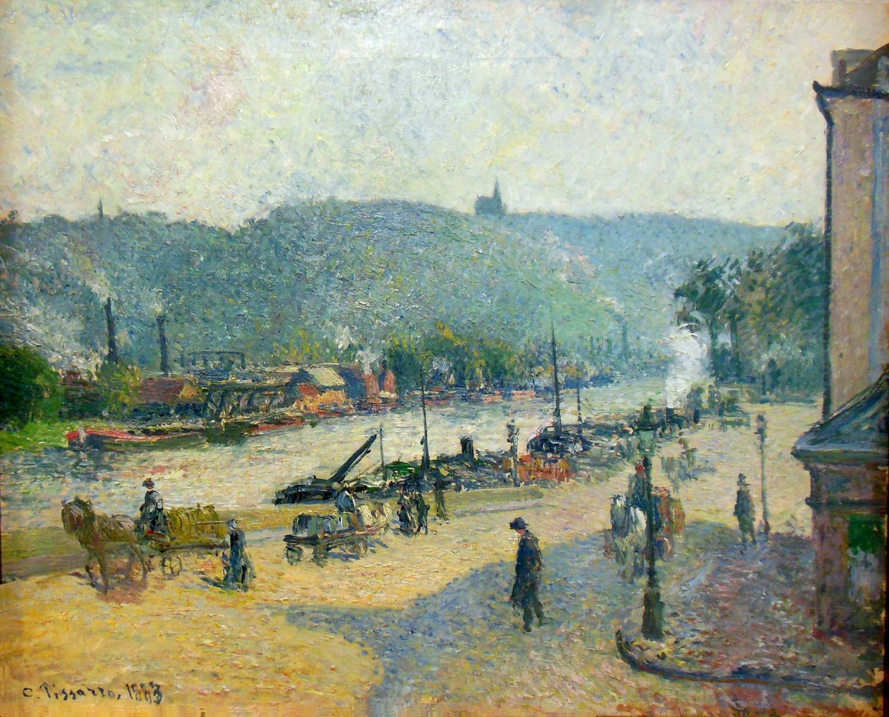 Plaza Lafayette de Camille Jacob Pissarro