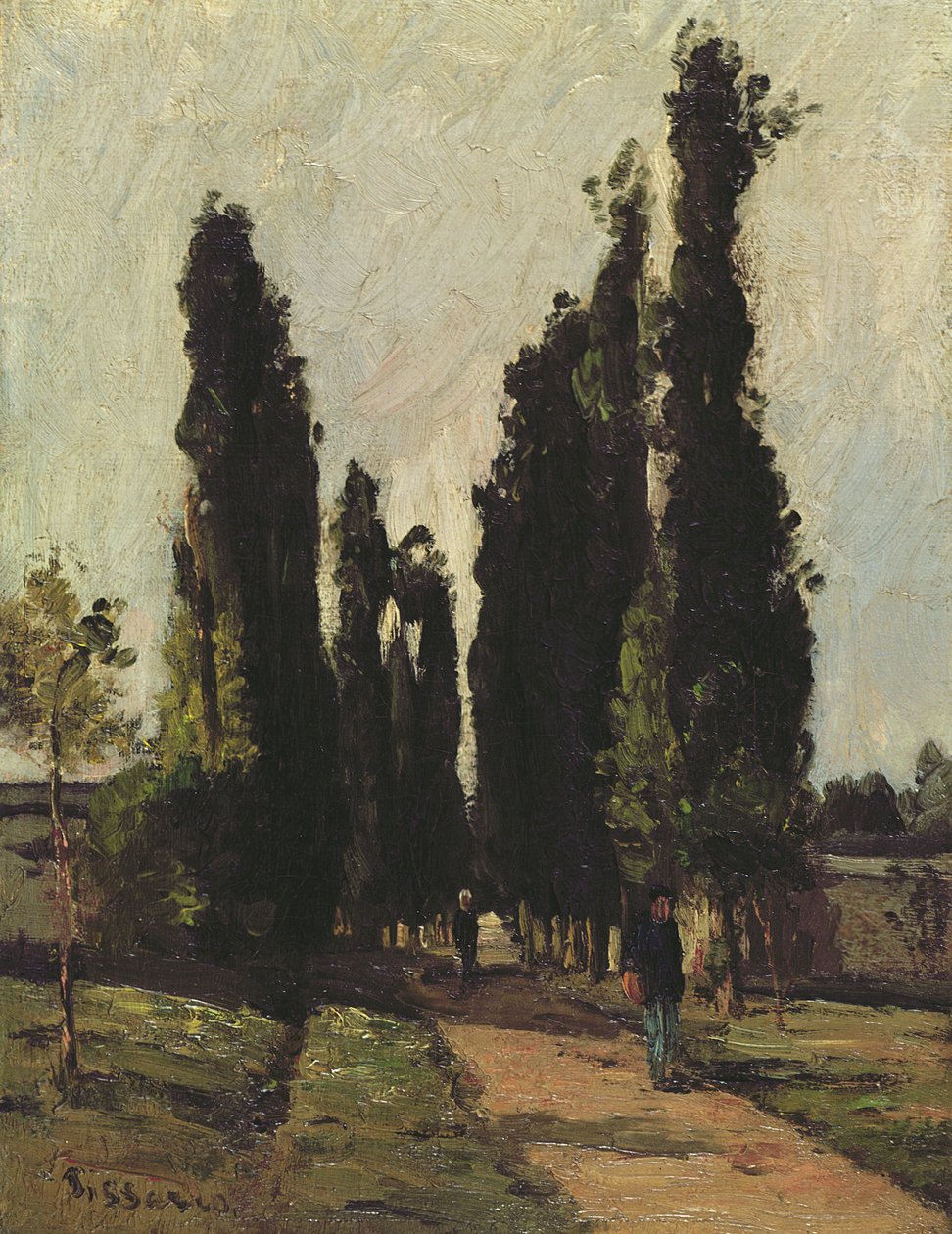 Camino al estudio de Corot de Camille Jacob Pissarro