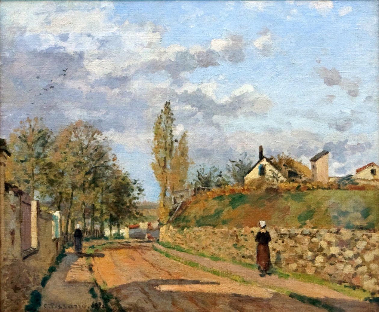 Calle de Beaujour, Pontoise de Camille Jacob Pissarro