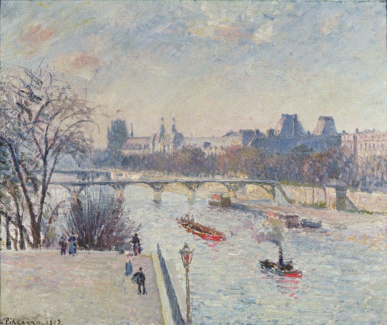El Louvre, 1902 de Camille Jacob Pissarro