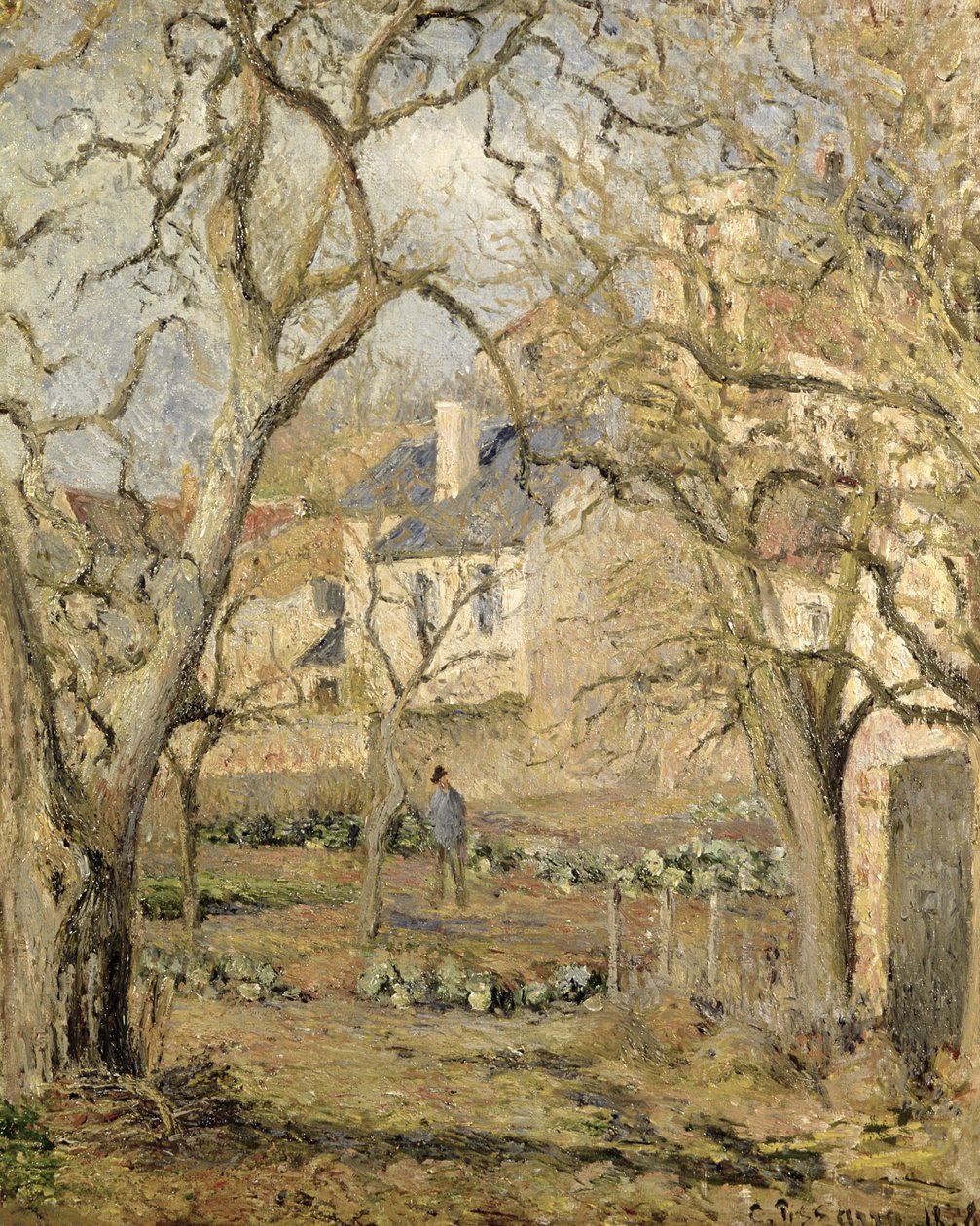 El Huerto, 1878 de Camille Jacob Pissarro