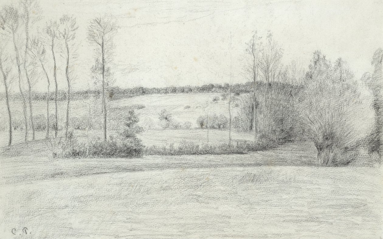 Paisaje con Árboles, 1895-1900 de Camille Jacob Pissarro
