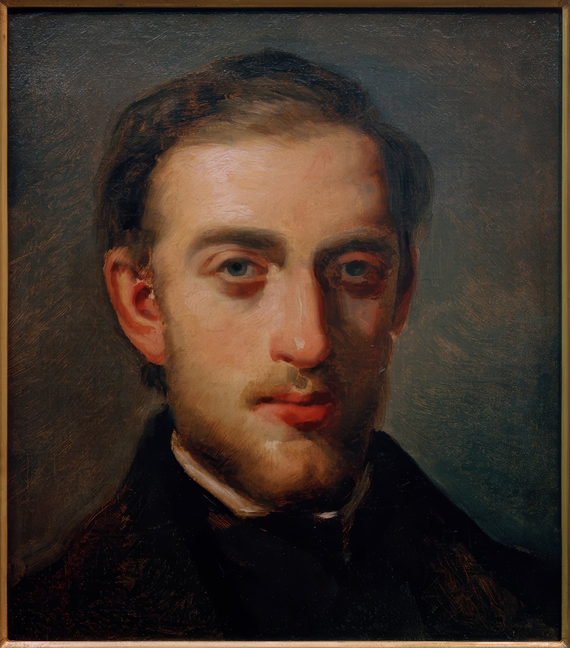 Retrato del pintor Fritz Melbye de Camille Jacob Pissarro