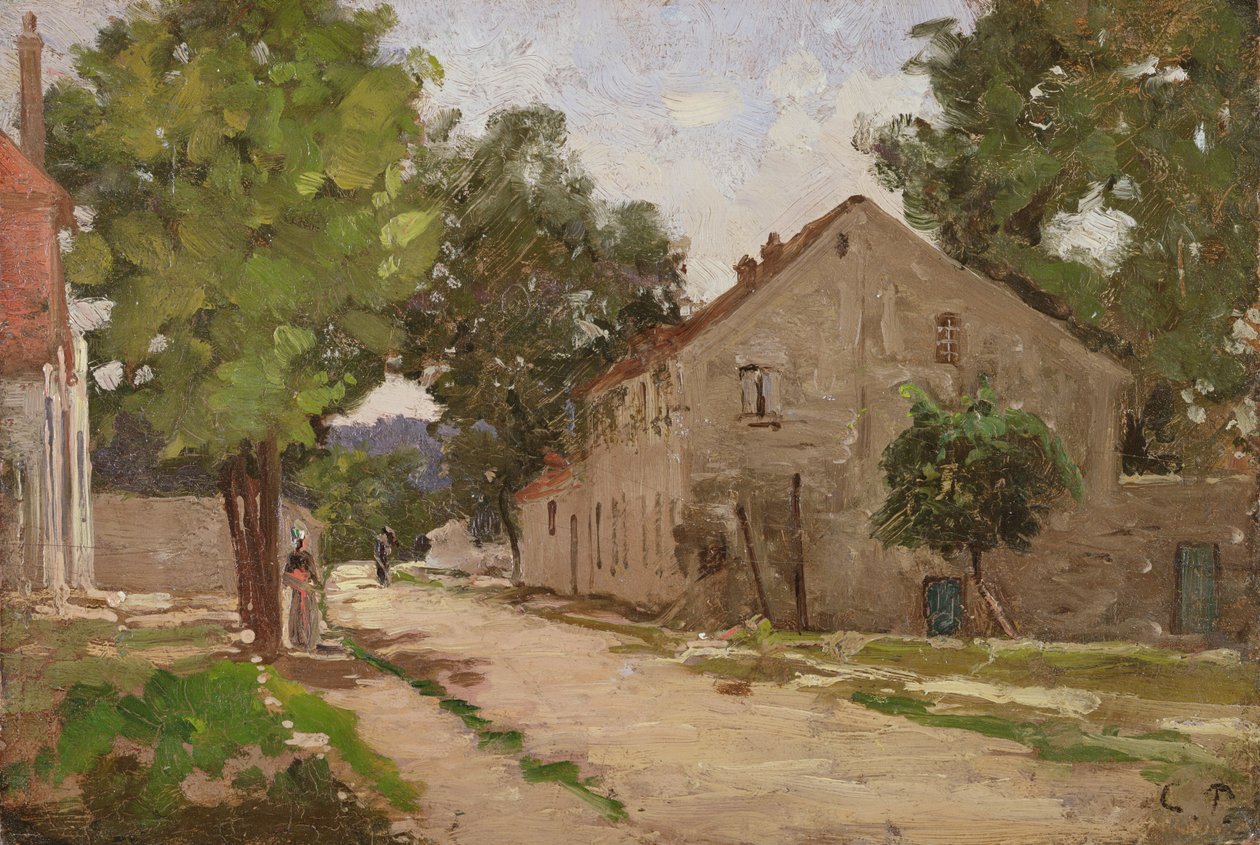Ruta de Port-Marly, c.1860-67 de Camille Jacob Pissarro