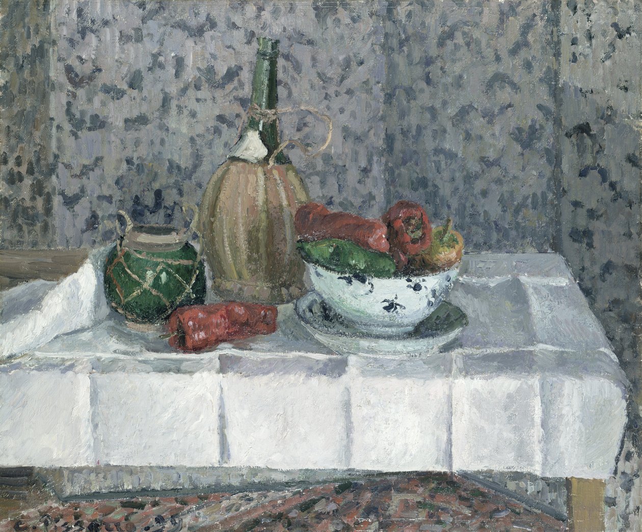 Naturaleza Muerta con Pimientos, 1899 de Camille Jacob Pissarro