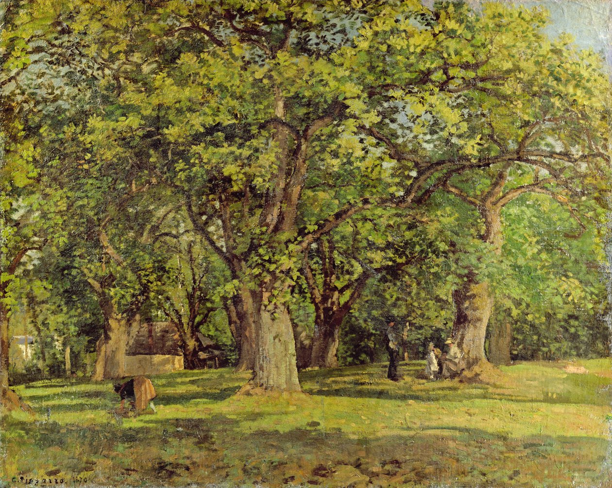 El Bosque, 1870 de Camille Jacob Pissarro