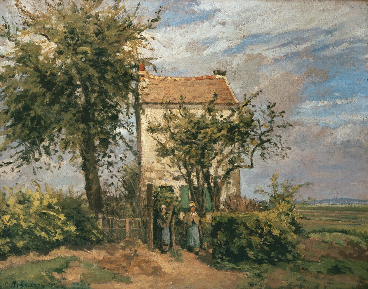El camino a Rueil de Camille Jacob Pissarro