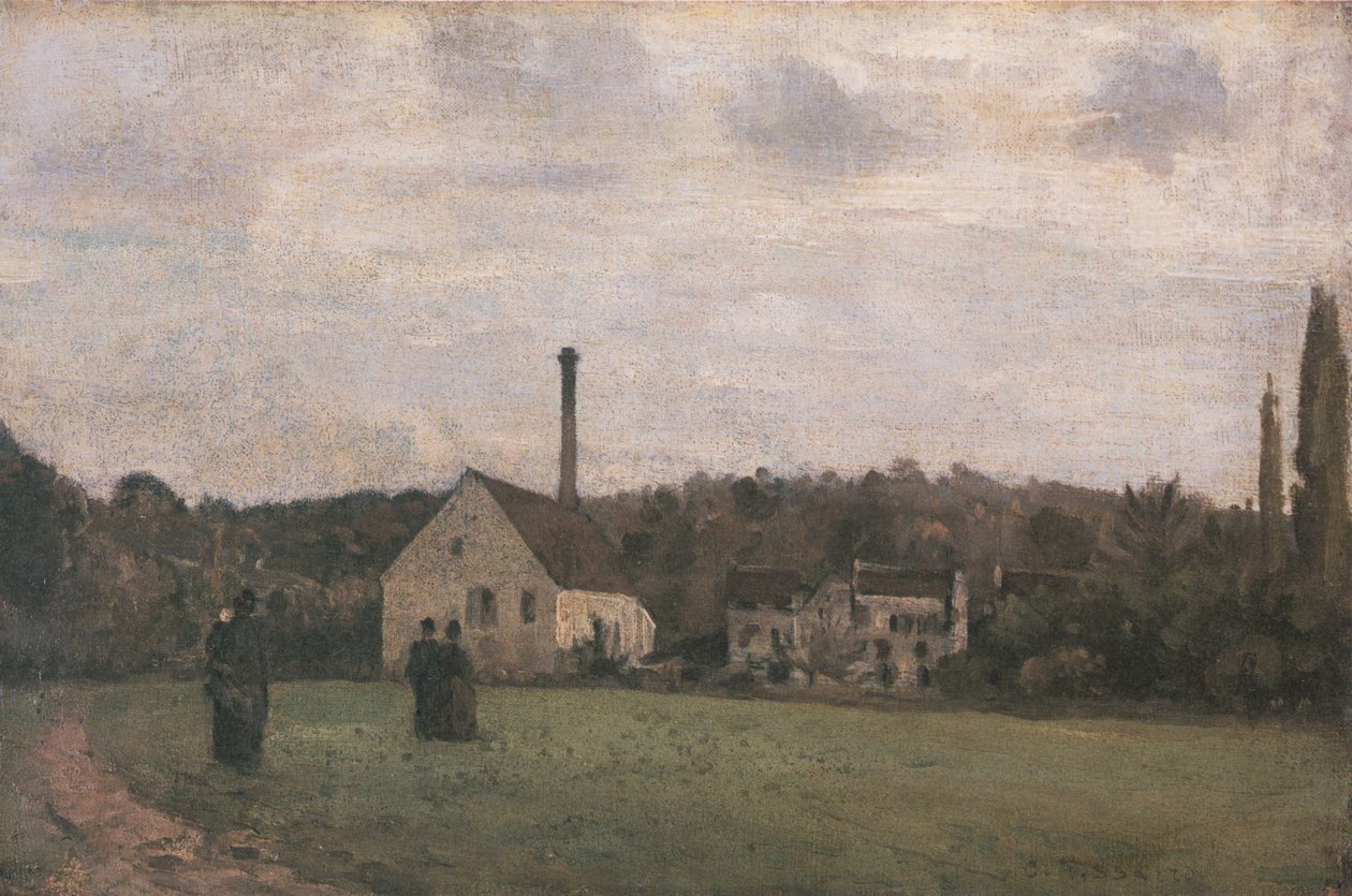 La pequeña fábrica de Camille Jacob Pissarro