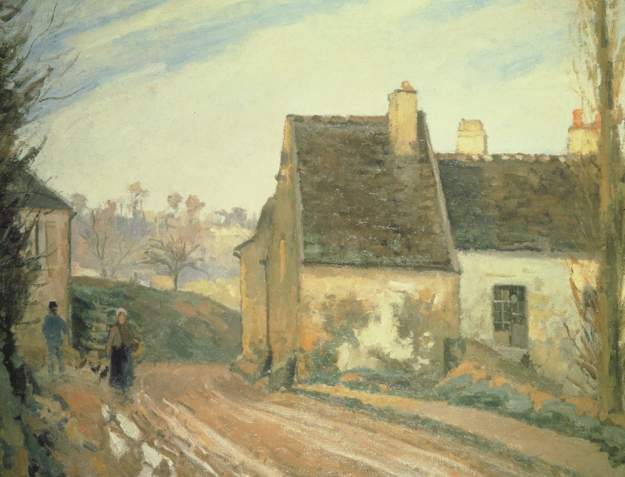 La Cabaña Derruida cerca de Osny, 1872 de Camille Jacob Pissarro
