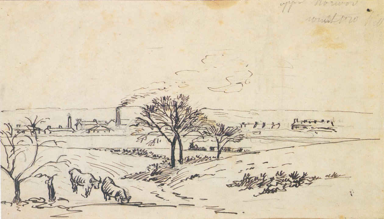 Vista desde Upper Norwood de Camille Jacob Pissarro