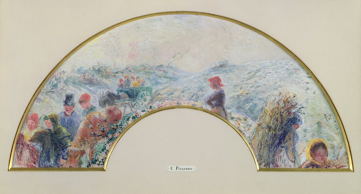 Invierno, regreso de la feria de Camille Jacob Pissarro