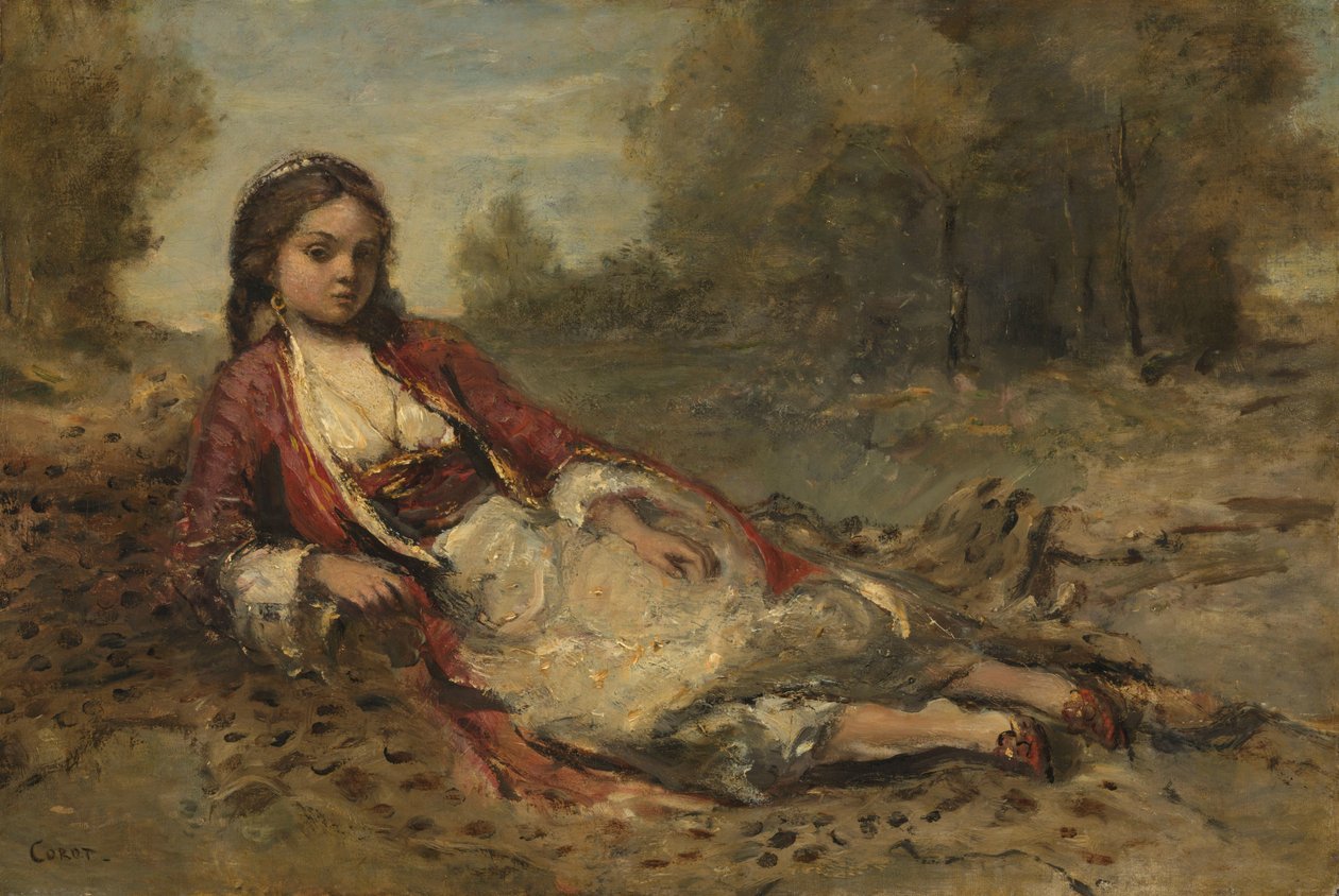 Mujer argelina de Camille Corot