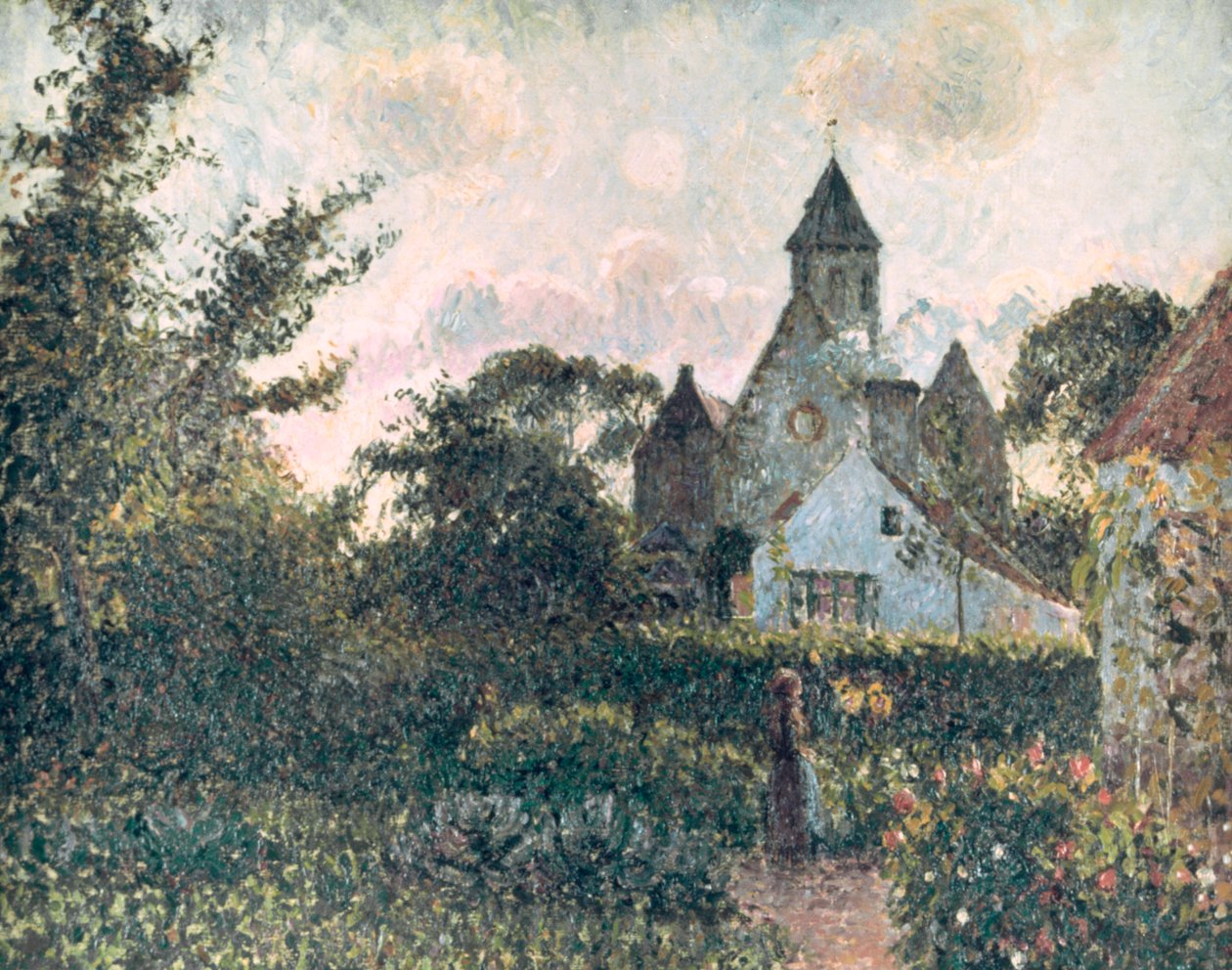 Iglesia de Knocke, 1894 de Camille Jacob Pissarro