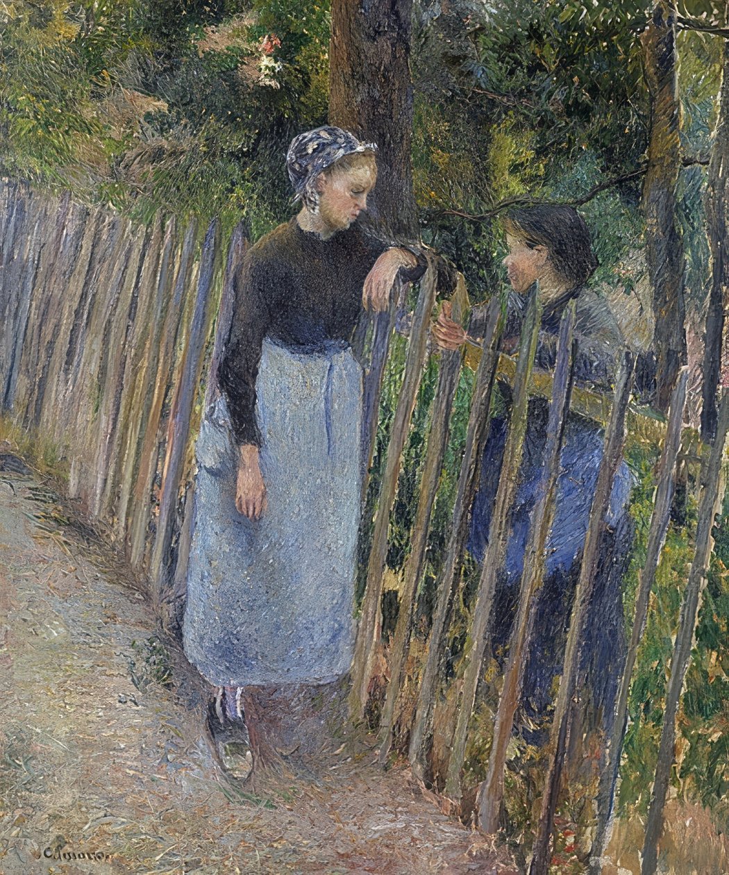 La conversación de Camille Jacob Pissarro