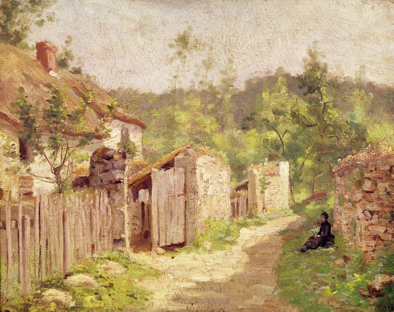 Casa de Daumier en Valmondois de Camille Jacob Pissarro