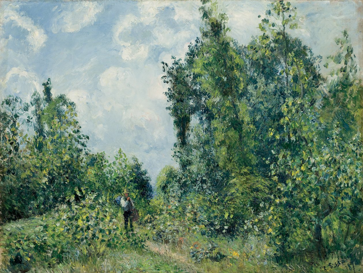 Borde del bosque; Lisiere de bois, 1878 de Camille Jacob Pissarro