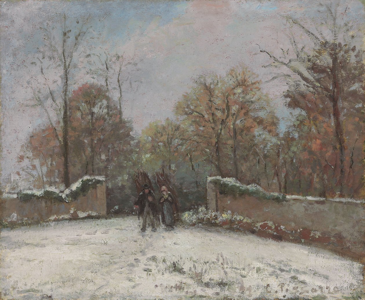 Entrando en el bosque de Marly de Camille Jacob Pissarro